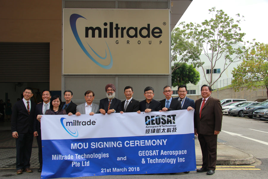 Miltrade And GEOSAT Sign Memorandum Of Understanding To Develop MRO In Taiwan